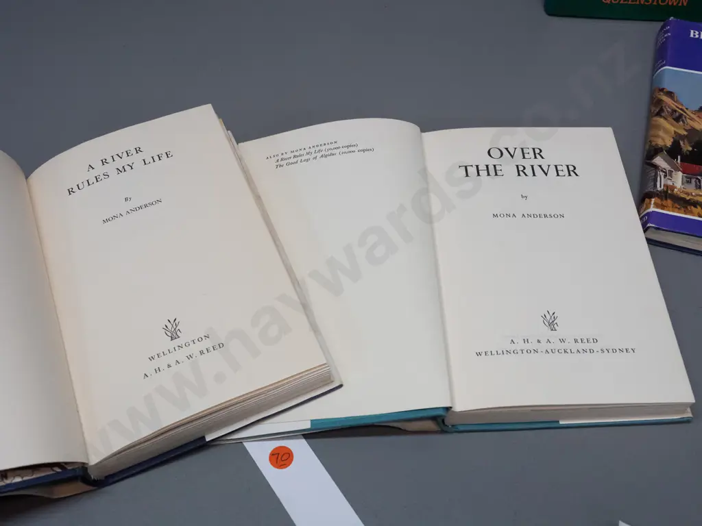 7 books - Otago and Southland local histories - Mona Anderson, Remarkables Station, Story of Orari Gorge, etc. - some Image 1++