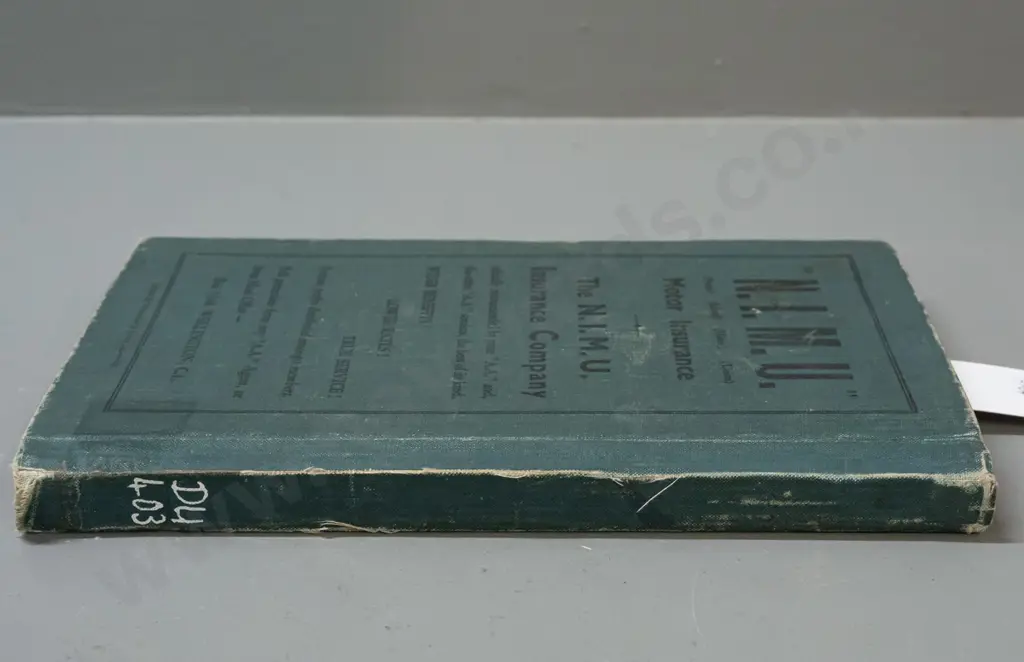 New Zealand Automobile Association Wellington guide book 7th Edition - published 1836 - some wear & discolouration Image 1++