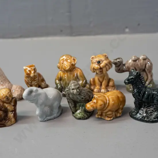 10 Wade whimsies - monkeys, giraffe, camels, zebra etc.