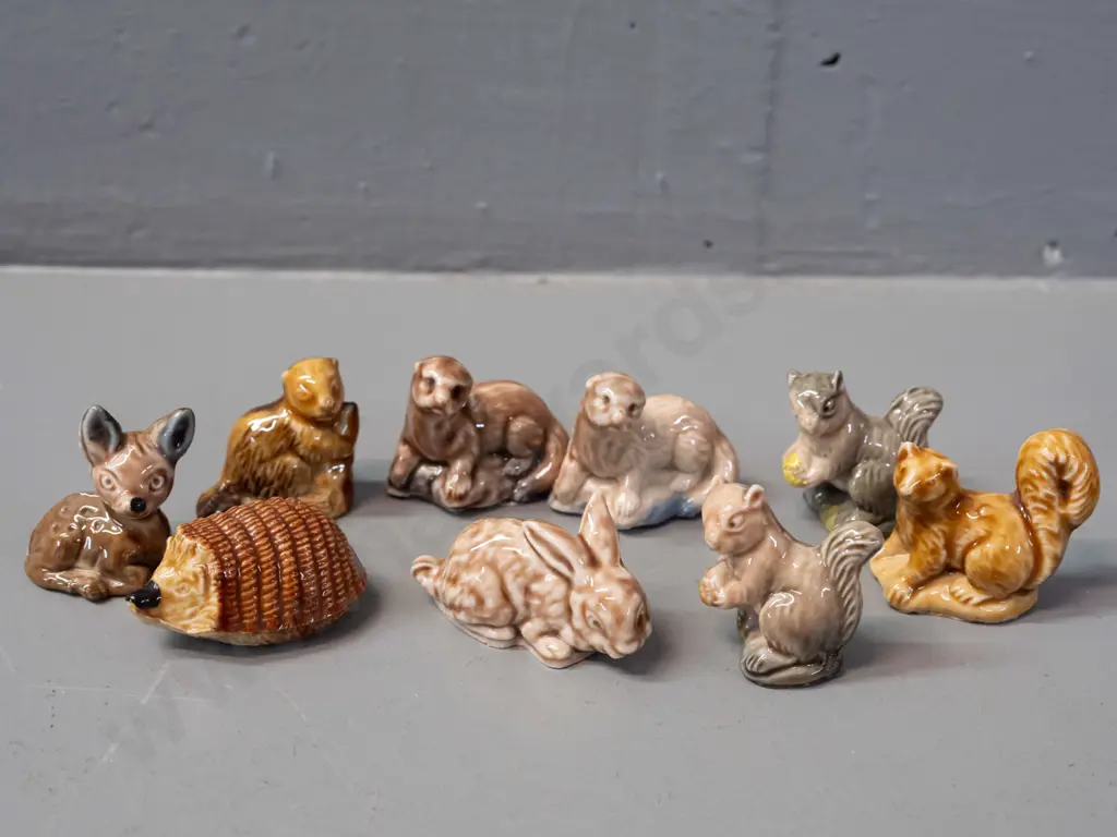 9 Wade whimsies - squirrels, rabbit, hedgehog, etc. Image 1++