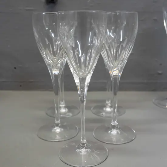 Davinci Italian crystal in 3 sizes - 6 champagnes H-230, 2 wine glasses, 5 liqueurs