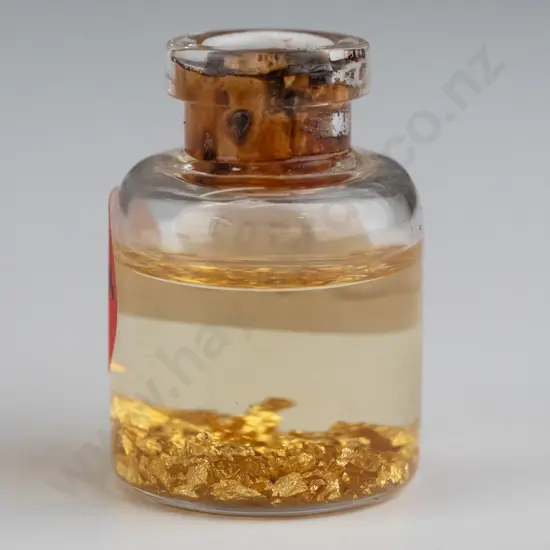 bottle with 22ct gold leaf