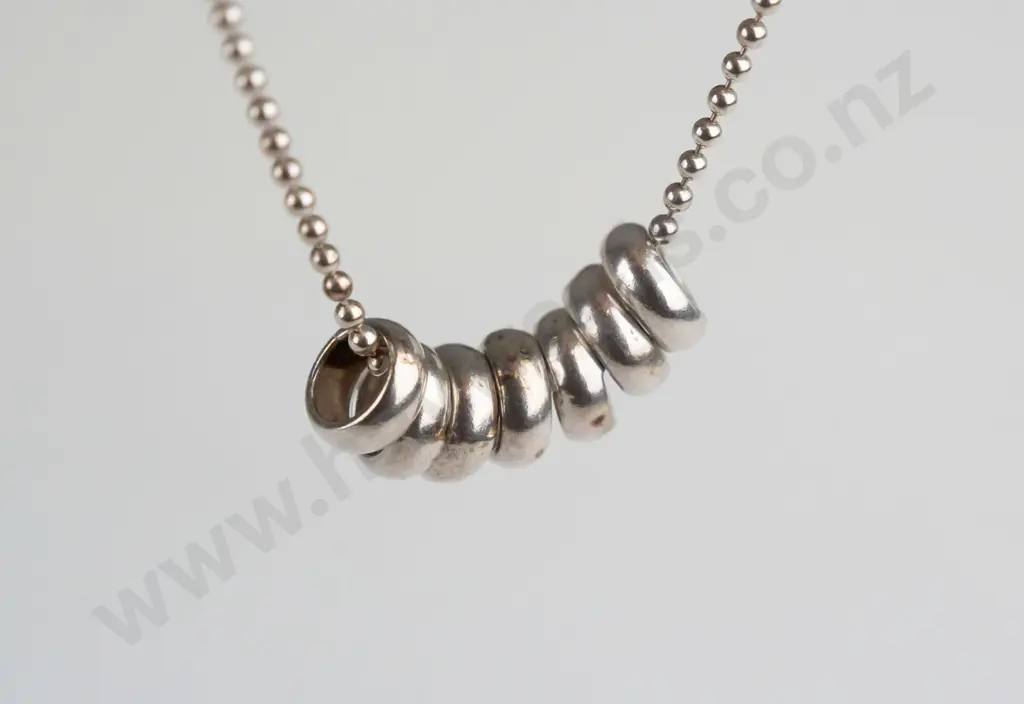sterling silver ring necklace Image 1++
