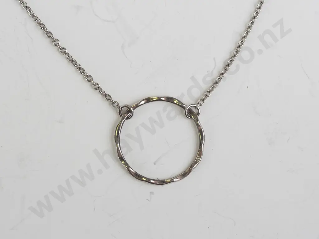 silver Boh Runga necklace stamped 925 Image 1++
