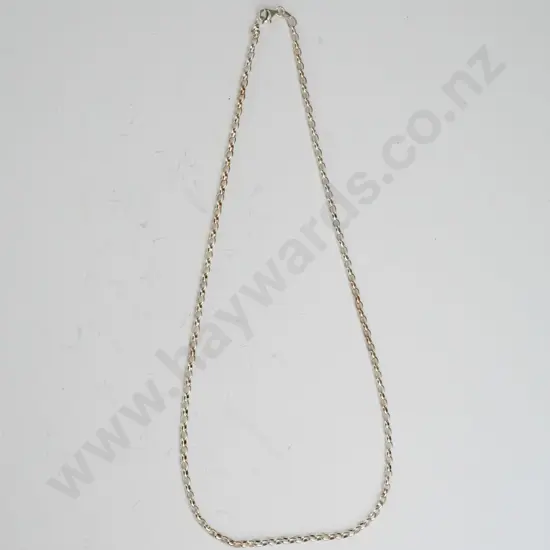 sterling silver belcher necklace