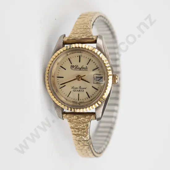 9ct ladies watch with snap & joint bracelet 15.1 gms