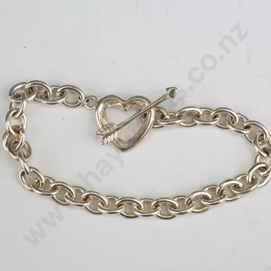 silver bracelet stamped 925 24gm