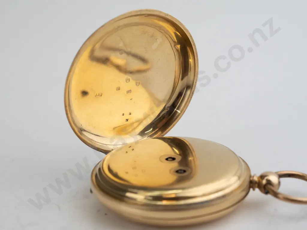 Rotheram London pocket watch, jewelled lever (18ct case approx 35gm) Image 1++