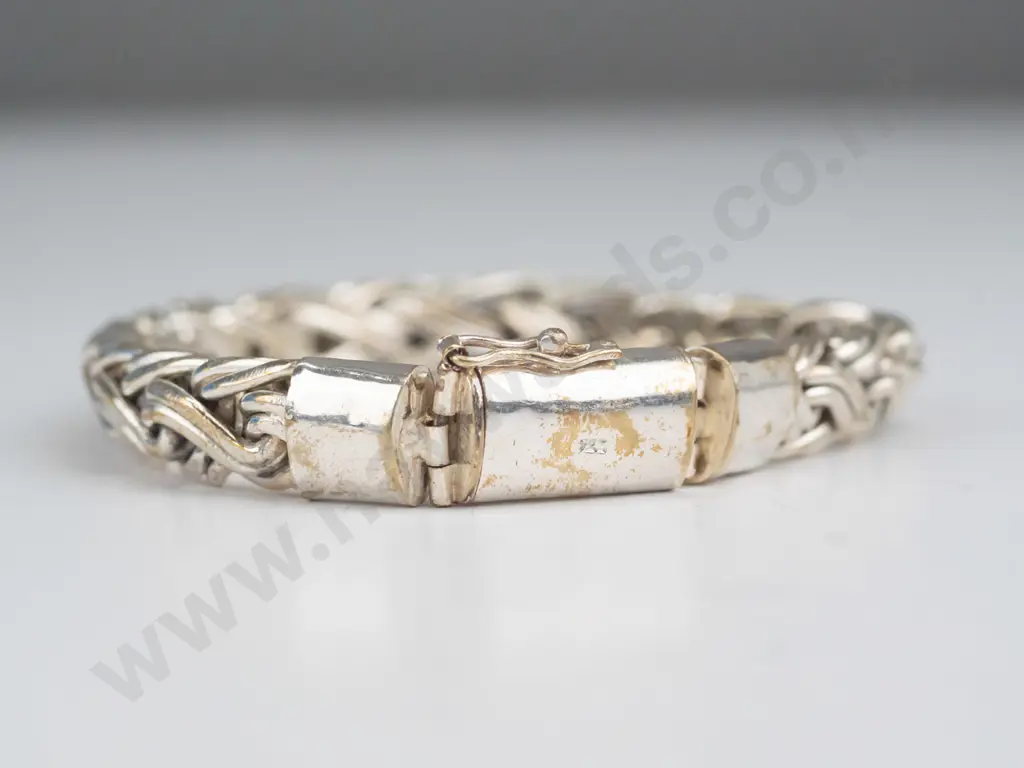 silver bangle stamped 925  - 75g Image 1++