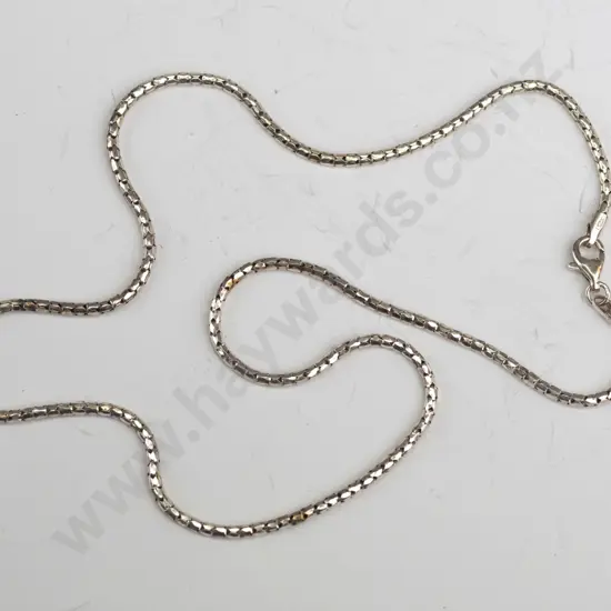 silver necklace stamped 925