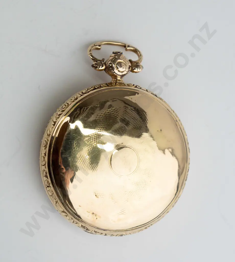 gold pocket watch (18K case approx 20gm) Image 1++