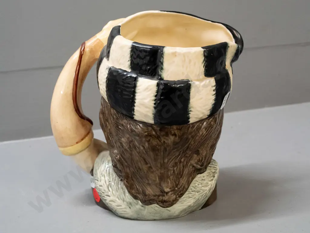 Royal Doulton "Trapper" character jug H-200 W-180 across handle Image 1++