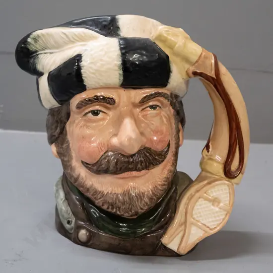 Royal Doulton "Trapper" character jug H-200 W-180 across handle