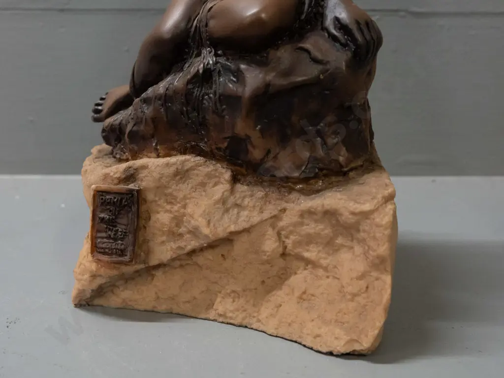 retro composite Pania of the Reef figure - marked Allan Davie & Co. Christchurch. Some wear or rubbing to finish on top Image 1++