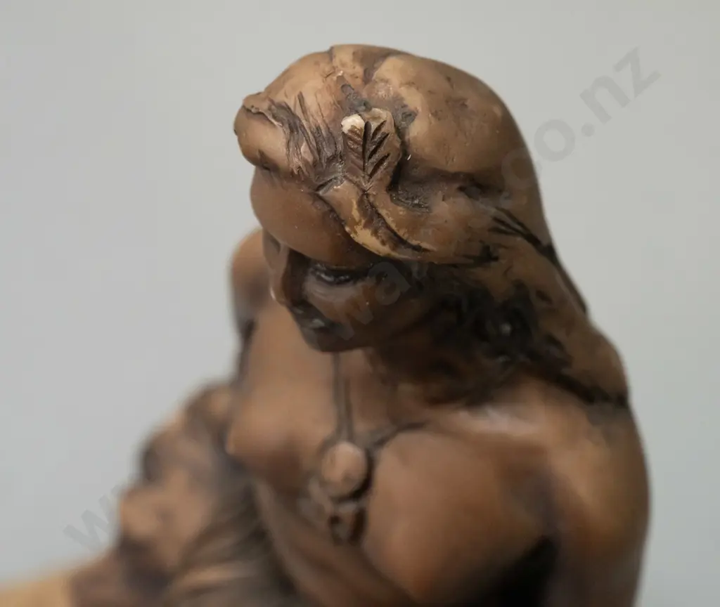 retro composite Pania of the Reef figure - marked Allan Davie & Co. Christchurch. Some wear or rubbing to finish on top Image 1++