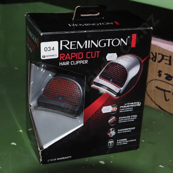 as new boxed Remington Rapid Cut hair clippers
