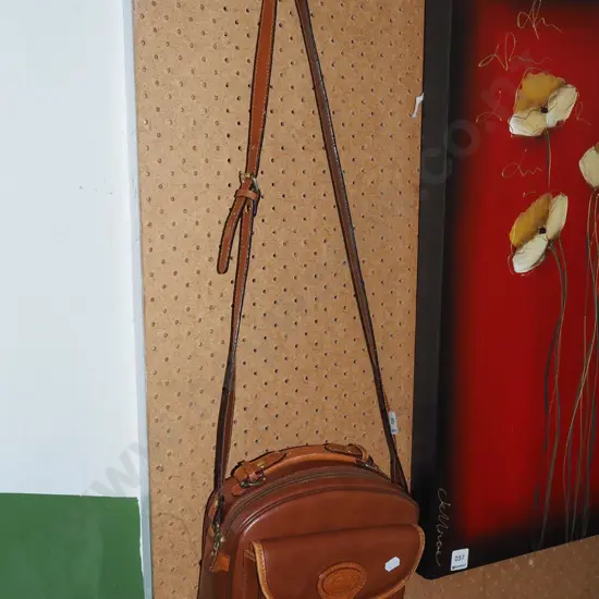 leather hand bag