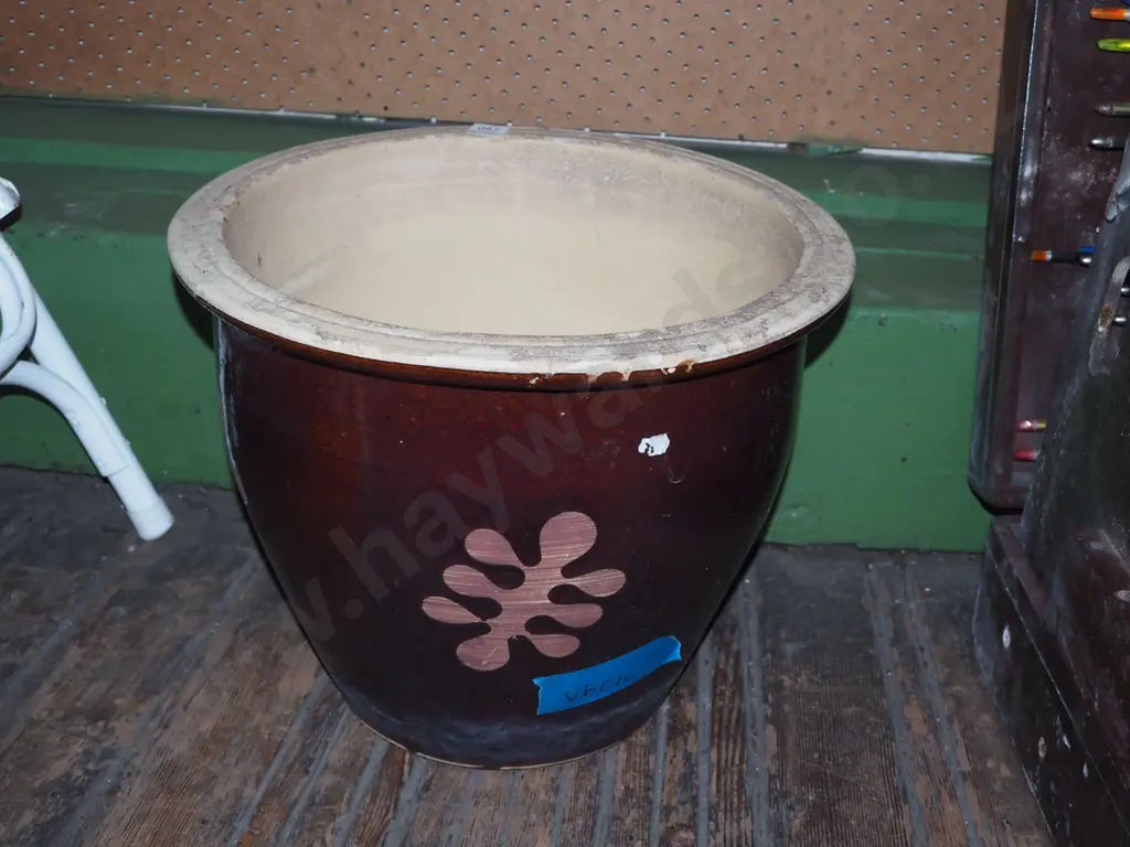 glazed garden planter H310 Diam380 Image 1++