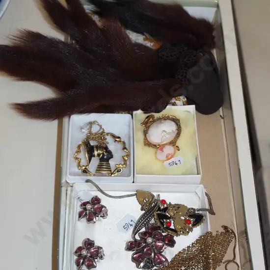 box; animal tails etc