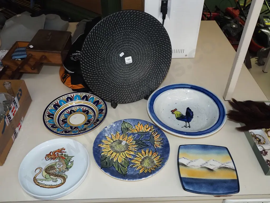 studio pottery plates, bowls etc Image 1++