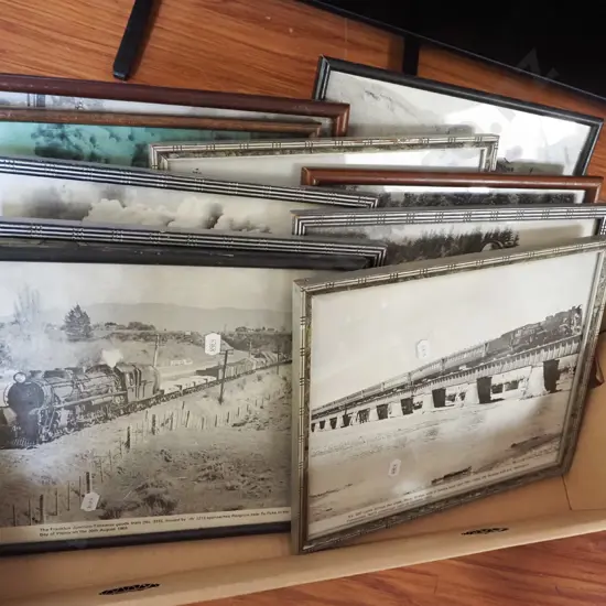 box; various NZ train prints
