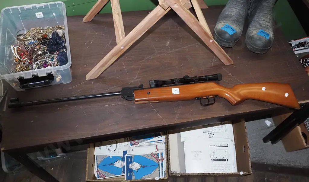 air rifle and scope Image 1++