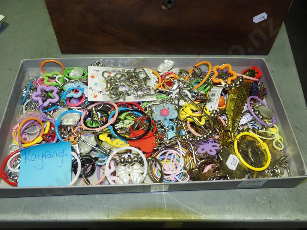 tray of key rings Image 1++