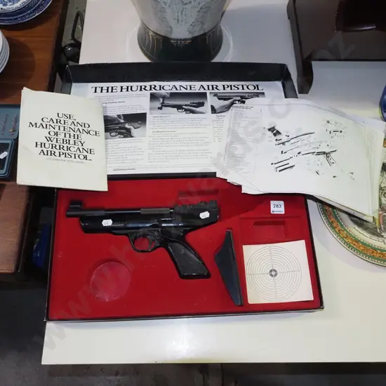Webley and Scott hurricane air pistol - may need lubricating as has not be used in some time