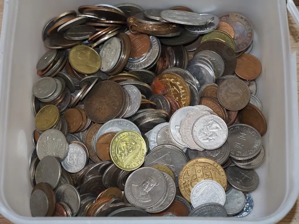 container of coins Image 1++