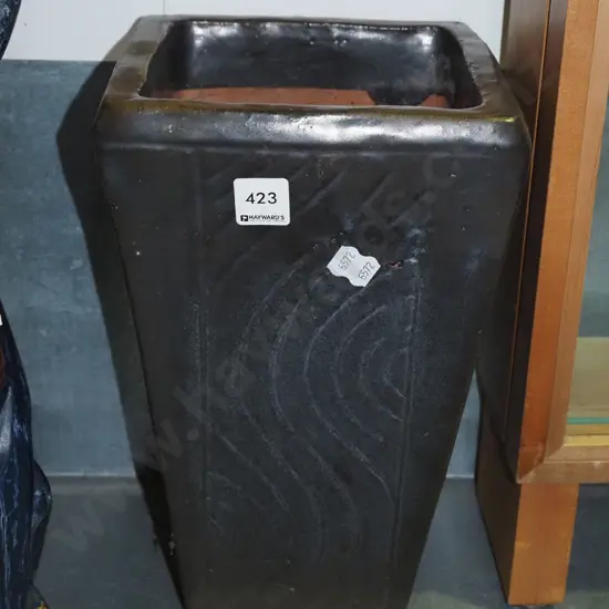 glazed terracotta garden planter H330