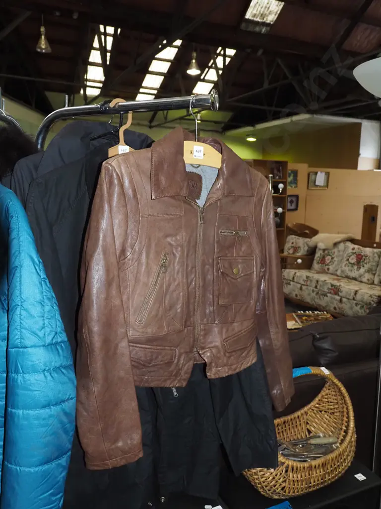 Banana Republic leather jacket - Petite size Small Image 1++