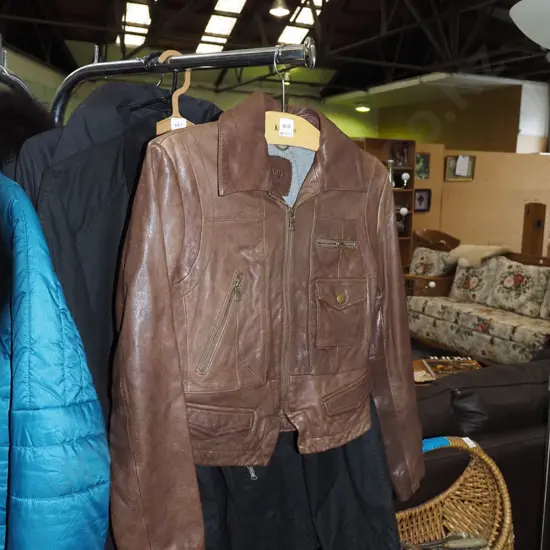 Banana Republic leather jacket - Petite size Small