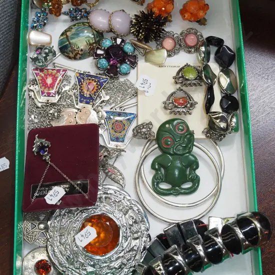 box of costume jewellery