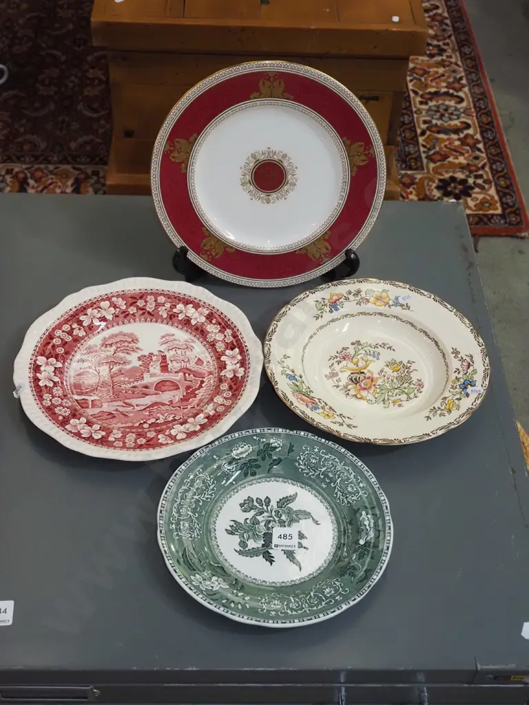 Spode plate, Wedgwood plate, Meakin hand painted bowl Image 1++