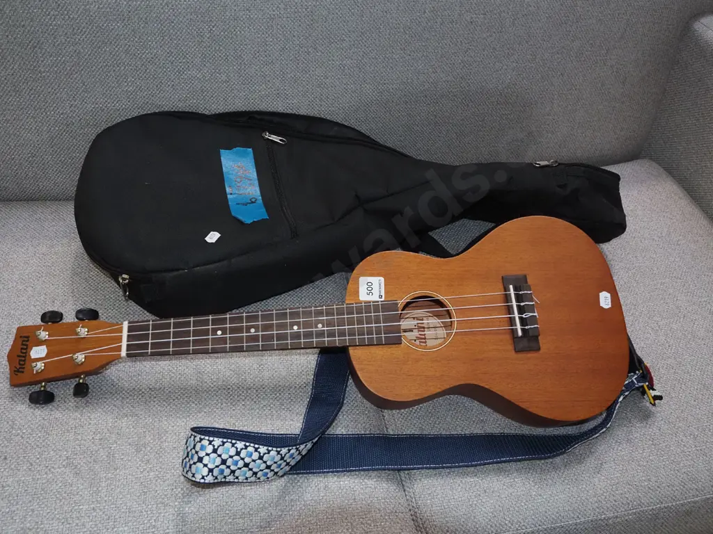 Kalani ukele with strap and case Image 1++