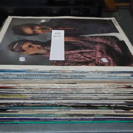 LPs; Willie Nelson, Simon & Garfunkel etc