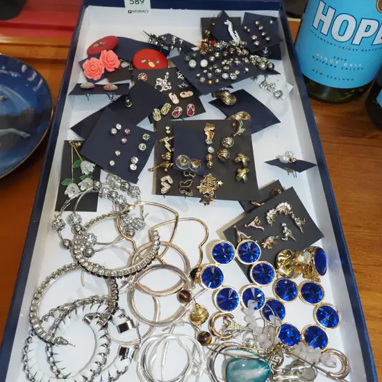 box of costume jewellery