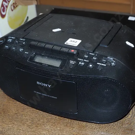 Sony CD radio cassette player
