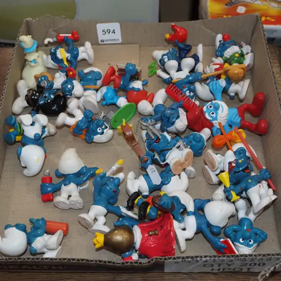 box of Smurfs