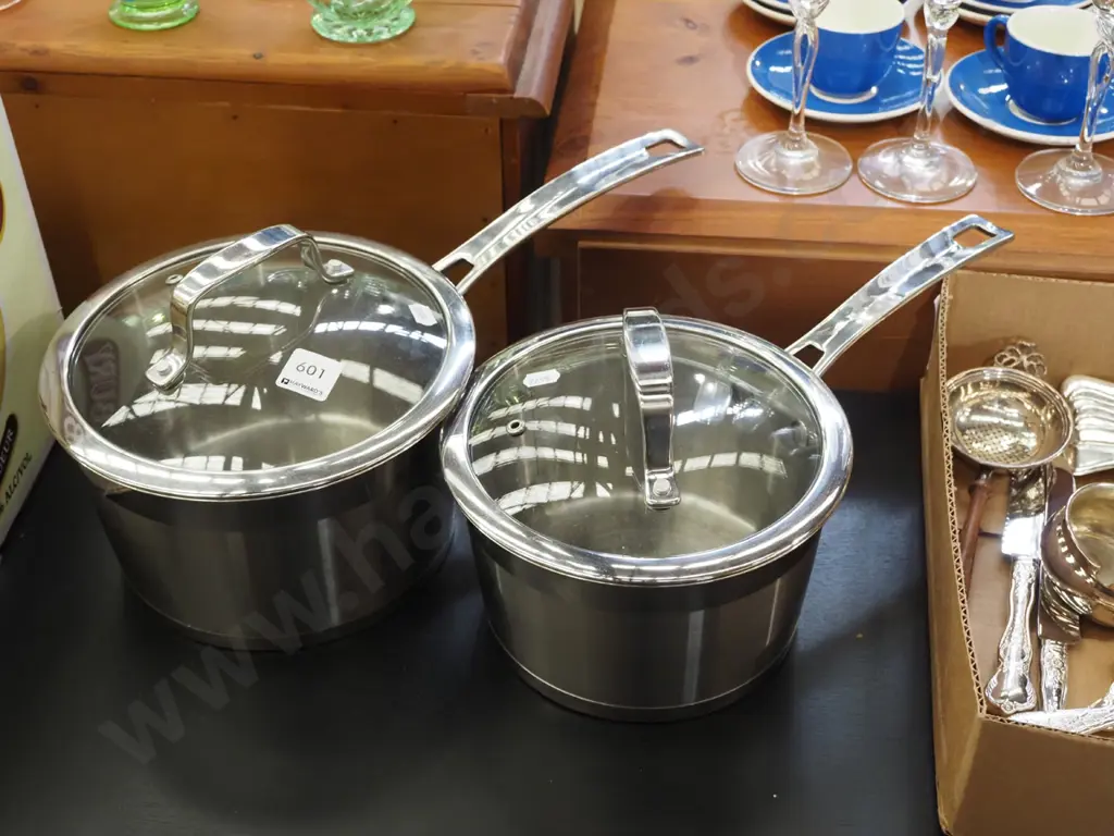 2x Hampden and Mason lidded pots Image 1++