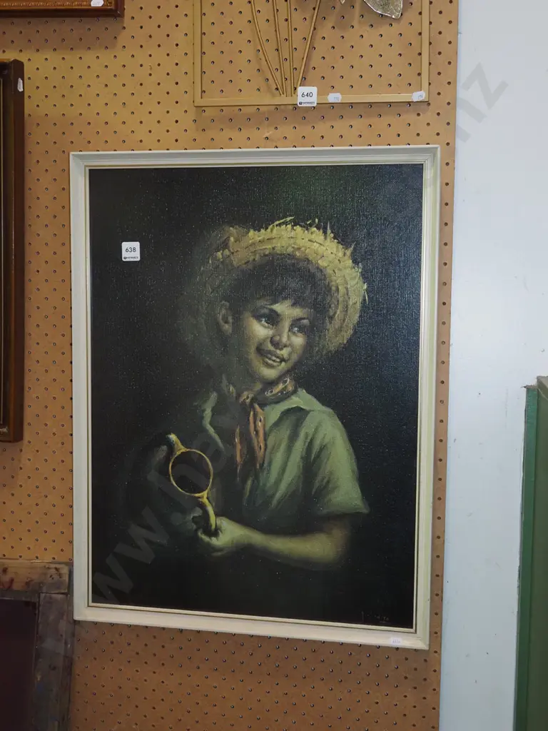 framed print - boy and jug Image 1++