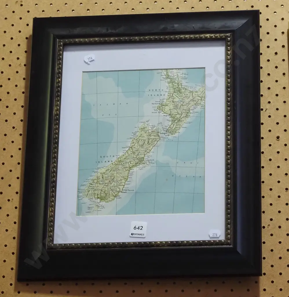 framed NZ map Image 1++