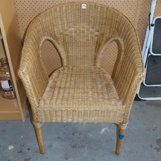 cane armchair