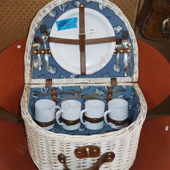 cane picnic hamper