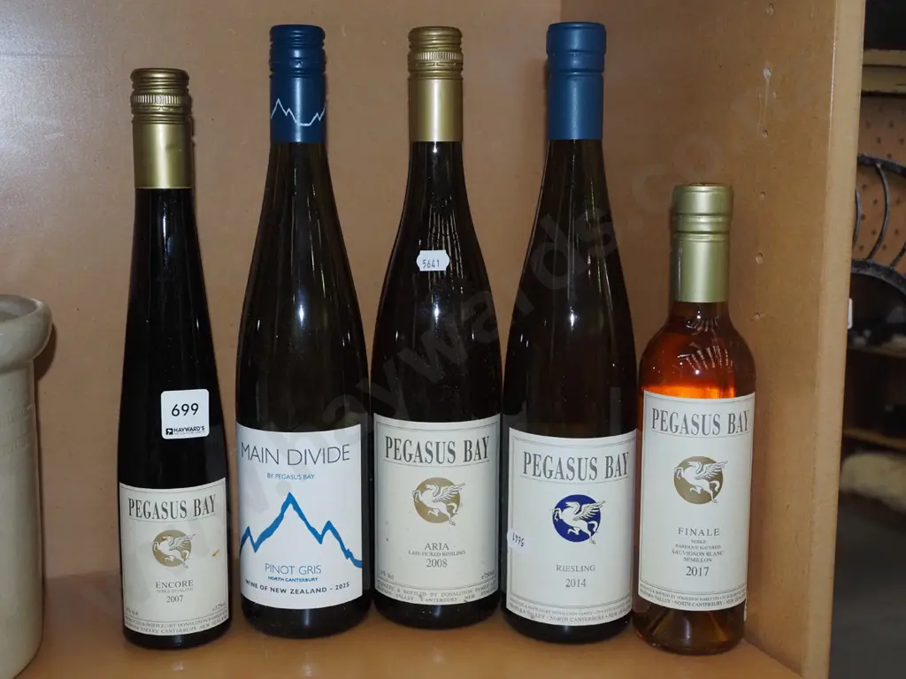 5x bottles of Pegasus Bay wines Image 1++