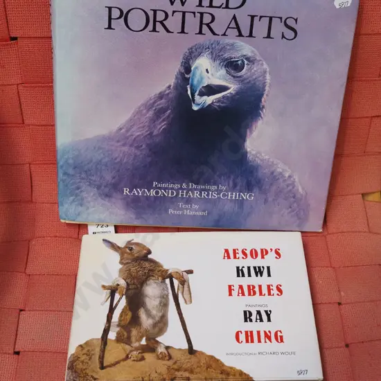 2x Raymond Ching art books