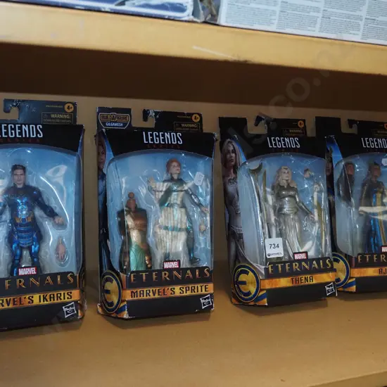 4x boxed Marvel's Legends figurines