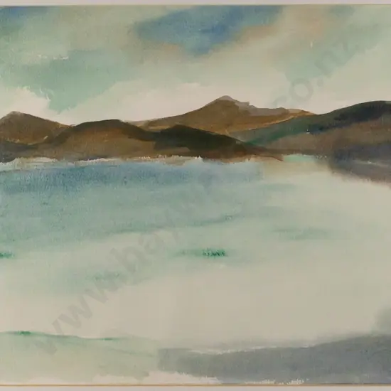 Anna Caselberg -- framed watercolour on paper, Hoopers Inlet, H-310 W-545