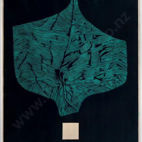 T.A. Field 1974 -- framed woodcut on paper "Matapehe" ed. 1/10 H-630 W-450