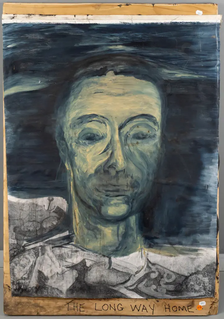Debra Turnbull -- canvas mounted to plywood "The Long Way Home"  H-835 W-575 Image 1++
